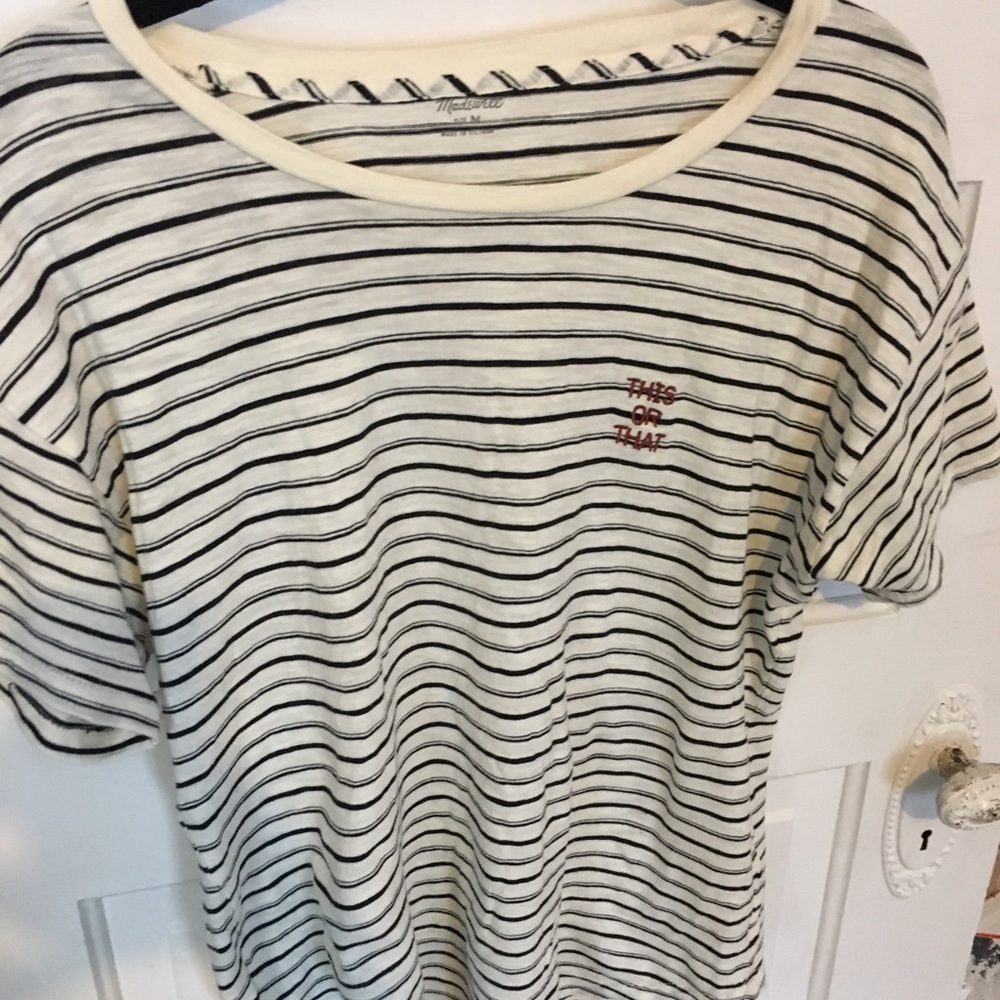 Madewell “this or that” t-shirt